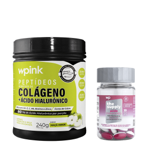 Colágeno de maça verde - 240g + ácido hialurônico - wp