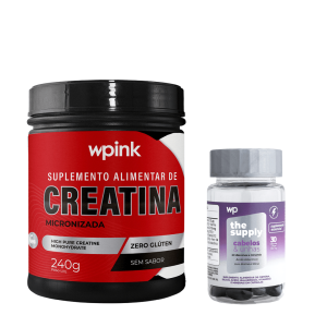 creatina sem sabor - 240g + cabelos e unhas - wp