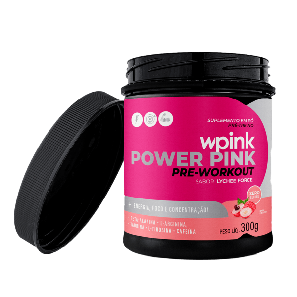 super power pink de lichia - pré-treino – 300g - Imagem 2
