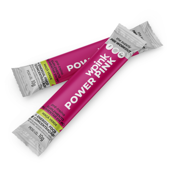 power pink de maçã verde - pré-treino – 300g - Imagem 2