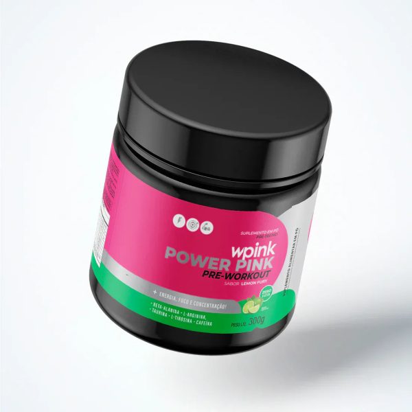 super power pink limão - pré-treino - 300g - Imagem 4