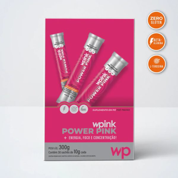 power pink de laranja - pré-treino – 300g - Imagem 3