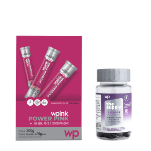 Power pink de lichia - pré-treino – 300g + cabelos e unhas - wp