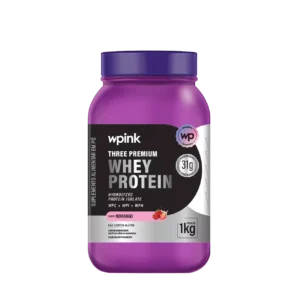 three premium whey protein morango 1KG - wp