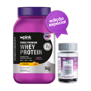 three premium whey protein pamonha 3W 1 kg + cabelos e unhas - wp